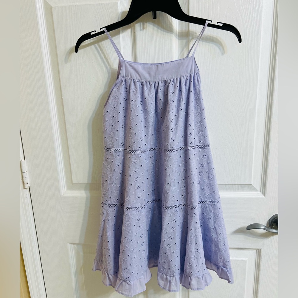 NWT Carter's Girls lavender purple Spaghetti sz 6/7 Strap Sun Dress